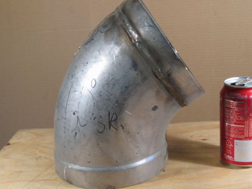 6&#034; 60deg. elbow stainless steel pipe fitting (allegheny co) bell end type for sale