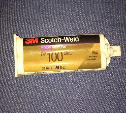 3M SCOTCH-WELD-EPOXY ADHESIVE CLEAR 50ml/1.69fl oz