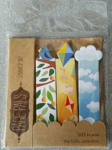 Girl Of All Work summer sky Page Pals bird,kite,sky 105 flags Sticky Notes