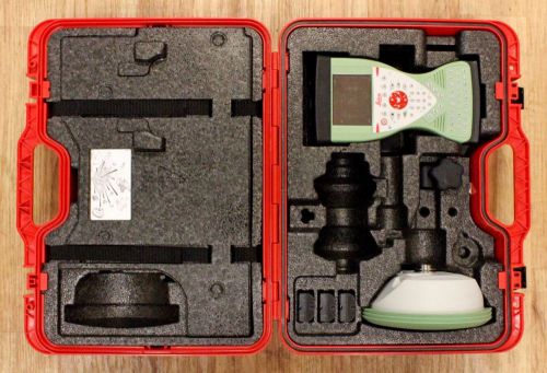 Leica viva gnss network rtk gps rover kit cs15 controller gs12 antenna w/glonass for sale