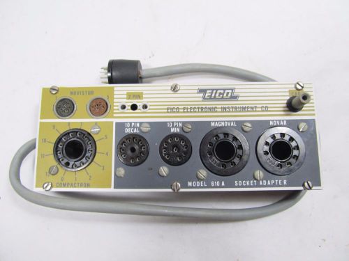 Eico electronic instrument model 610 a socket adapter electron tube tester assy. for sale