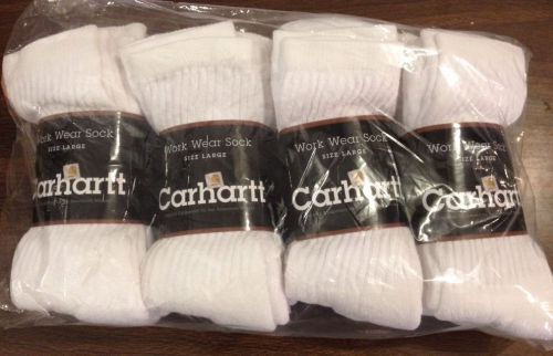 Carhartt mens work wear sock socks 12 pair pack size large 9-12 new