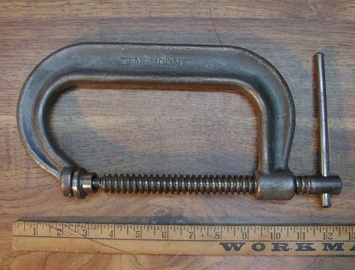 Old used tools,vintage fairmount no. 406 &#034;c&#034; clamp,6&#034; capacity,excellent cond. for sale
