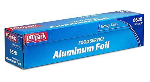 Propack heavy duty food service aluminim foil roll 18&#039;&#039; width x 500&#039; length for sale