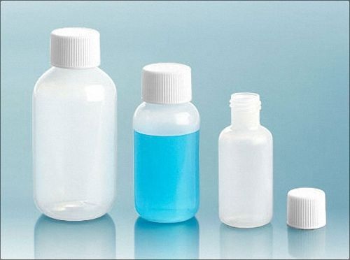 2 oz (60 ml) LDPE Squeezable Plastic Bottles w/Caps (Lot of 12)