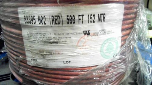 Belden 83395002(RED) 152MTR   10 FEET SHIELDED MULTICONDUCTOR CABLE, 3 CONDUCTOR