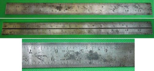 Starrett inch scale ruler fo combination square center protractor tool machinist for sale