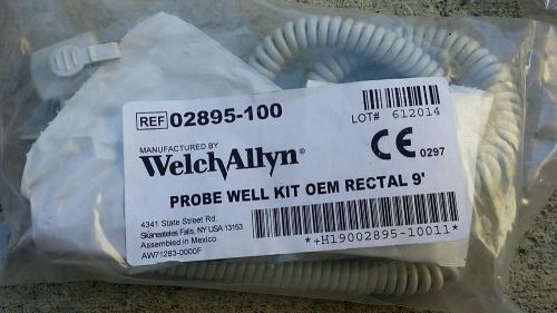 Welch Allyn 02895-100 Rectal Probe Well Kit OEM 9&#039;