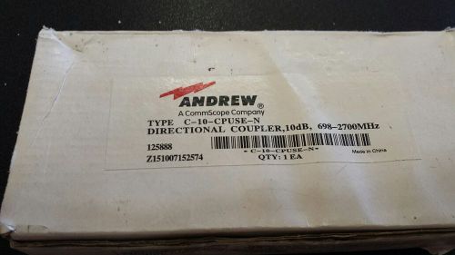Andrew C-10-CPUSE-N  10db directional coupler 698-2700MHz