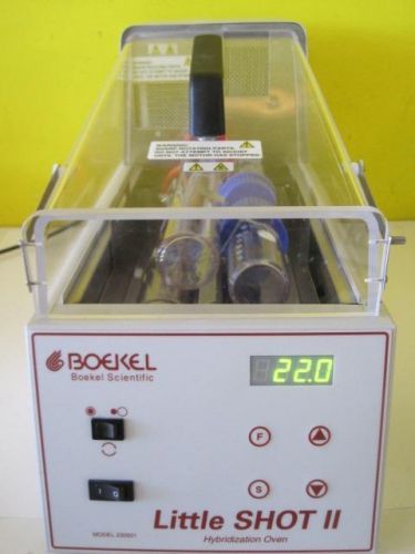 BOEKEL LITTLE SHOT II CAT NO. 230501 HYBRIDIZATION OVEN WITH TUBES &amp; CAROUSEL