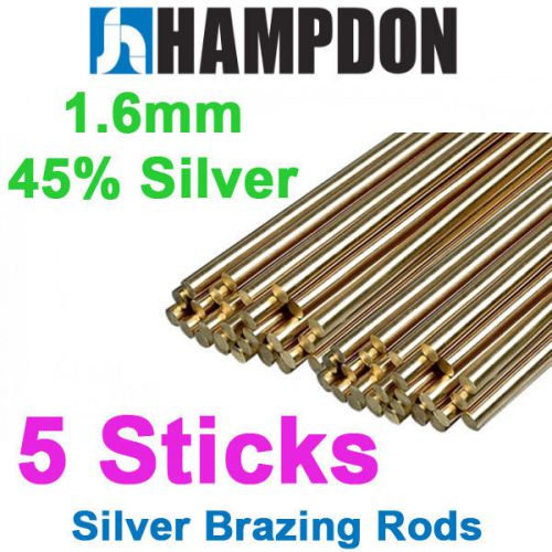Bossweld 45% silver brazing alloy x 1.6mm x 6s - oxy - lpg - 300207h for sale