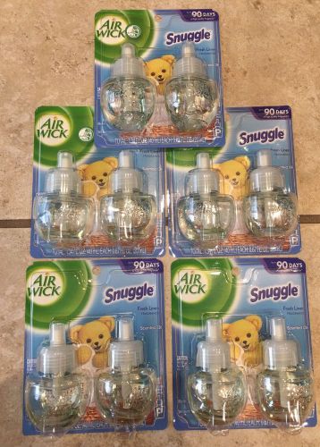 (5) Air Wick Scented Oil Refill Twin Packs. New. Sealed. Snuggle Fresh Linen