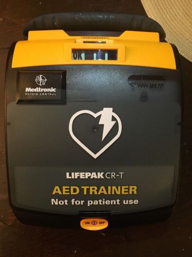 Medtronic LIFEPAK CR-T AED trainer #3201804 with remote
