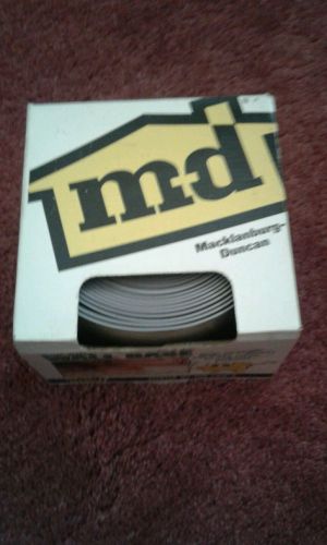 M D Bldg  4&#034; x 20&#039; Silver Gray Vinyl Self Stick Wall Base Cove Moulding