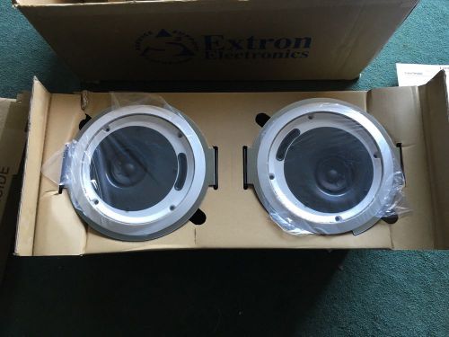 Extron Electronics 42-103-13 SI 3C LP Ceiling Speakers Pair White 4&#034; Can NIB