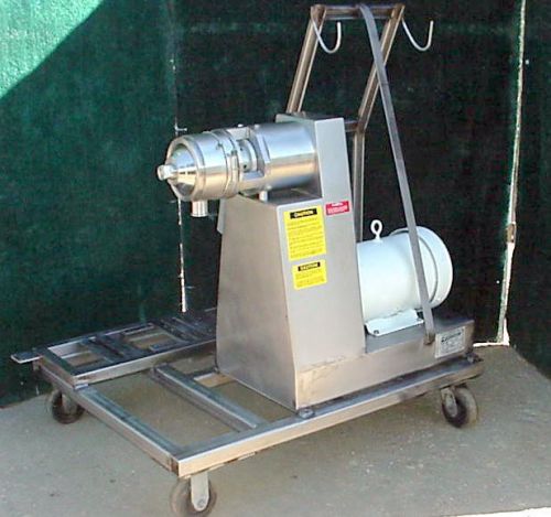 Bematek 5-HS Sanitary Homogenizing Colloid Mill CZ-260  15 HP  cost over $35,000