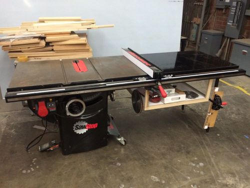 Sawstop cabinet maker s table saw with many extras, priced to move for sale