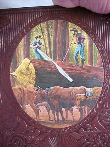 Time Life Old West Series &#034;The Loggers&#034; Embossed Leatherette 1st Pr.1976 VG