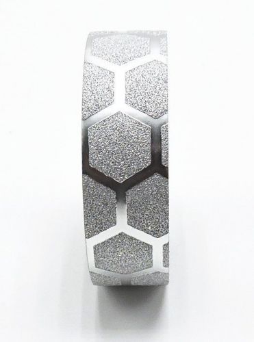 Silver Geometric Washi Tape masking decorative metallic scrapbooking hex