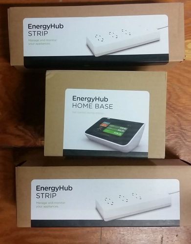 EnergyHub In-Home Real-Time Electricity Monitoring Kit -- Home Base + 2 Strip