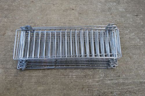 Wire Shelf Fencing Divider Lozier Madix Gondola Shelving 19&#034; x 6&#034; Lot of 11