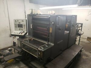 HEIDELBERG MOZ,  YEAR: 1990,CP TRONICS, STRAIGHT PRESS, TWO COLOR