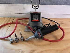 Leister Hot Jet S Welding Soldering Iron  Digital w/Stand And 3 Tips 120v 260W
