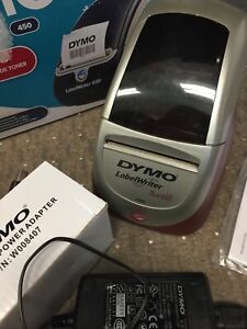 Dymo LabelWriter 450 1750110 Label Printer  Silver Maroon