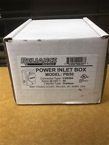 RELIANCE  CONTROLS  POWER INLET BOX   PB50