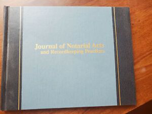 Journal of Notarial Acts and Recordkeeping Practices NEW S495 HARDCOVER