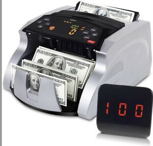 Money Counter Efficient High Capacity UV MG IR Detection w Front Facing Display
