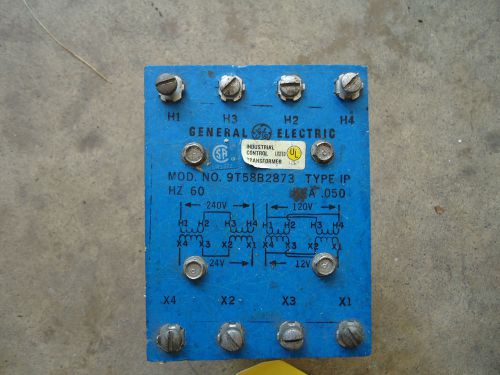 General electric .05 kva g.e.transformer 9t58b2873  240/120vx24/12 for sale
