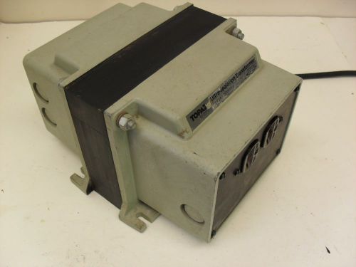 SENSITIVE EQUIPMENT 1KVA AC TO AC TRANSFORMER 120 VOLTS WITH PLUG AND OUTLET