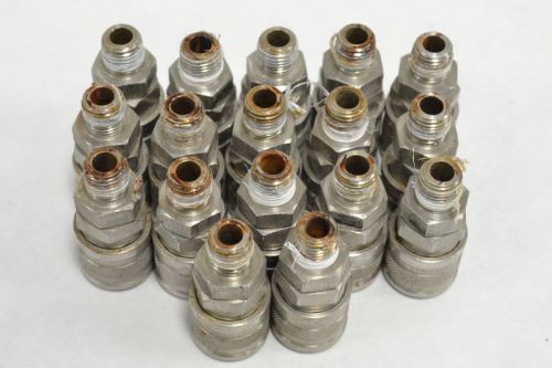 LOT 17 FOSTER QUICK DISCONNECT COUPLER 1/2IN TUBE 1/4IN NPT FITTING B257966