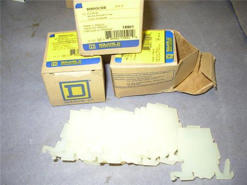 3 boxes Square D 9080GC6B    30 End Barrier  new
