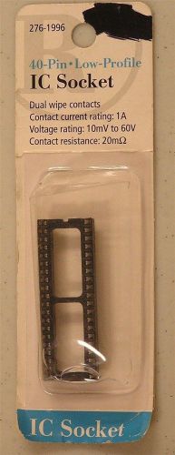 RadioShack® 40-Pin Low Profile IC Socket 276-1996