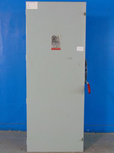 400A Safety Switch 600V Westinghouse HF365 FUSIBLE with Fuses