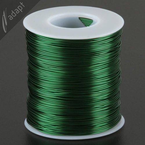 Magnet Wire, Enameled Copper, Green, 21 AWG (gauge), 155C, 1 lb, 400ft