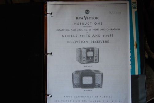RCA Victor 621TS and 631TS Instruction and Service Manual COPY