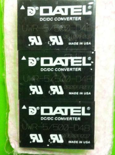 3 DATEL DC DC CONVERTERS UWR-5/500-D48