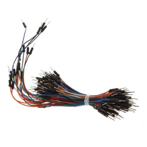 65pcs for arduino male to male solderless flexible breadboard jumper cable wires for sale
