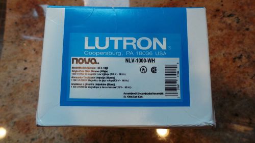 Lutron Nova Magnetic Low Voltage Dimmer NLV-1000-WH (White)