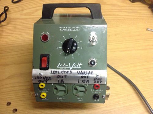 Variac ac power supply ( labvolt modified with 120-120 vac isolation transformer for sale