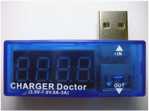 USB Ammeter Voltmeter for Voltage boost module Solar Phone MP3 MP4 Charger 5V 3A
