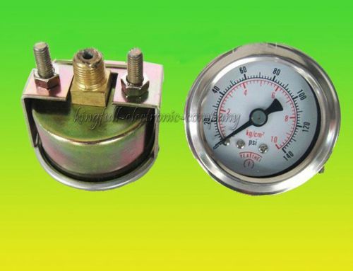 40mm axial with bracket (built-in) 10kg barometer gauge pressure gauge best well for sale