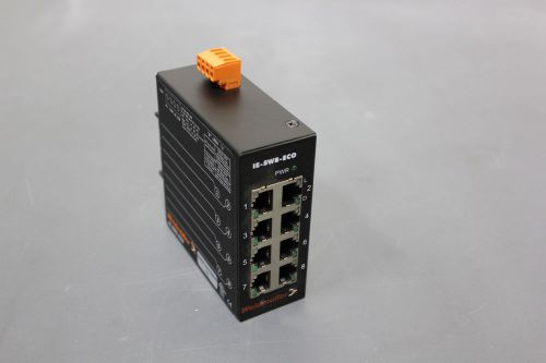 WEIDMULLER 8 PORT INDUSTRIAL ETHERNET SWITCH  IE-SW8-ECO  (S14-4-77D)