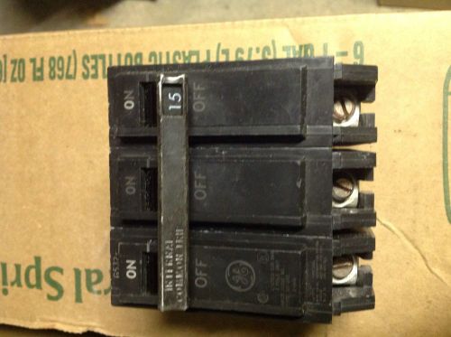 General electric thql315 15amp circuit breaker *used* for sale