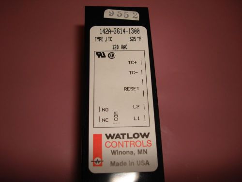 Watlow 142a-3614-1300 j-t/c safety limit temperature control temp controller for sale
