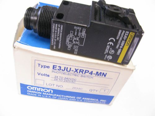 Omron E3JU-XRP4-MN Photoelectric Switch, 24-240vdc 24-240vac .4a