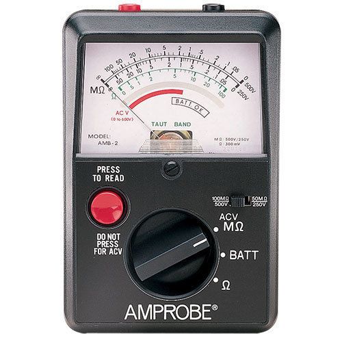 Amprobe AMB-2 Analog Megohmmeter - Insulation Tester